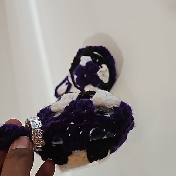 Hand Crafted Crochet Holiday Ornaments Grannycore Christmas Decor - Picture 4 of 17